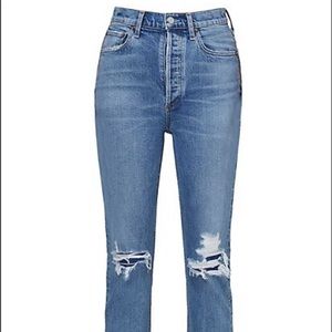Agolde Riley Jeans in whiplash